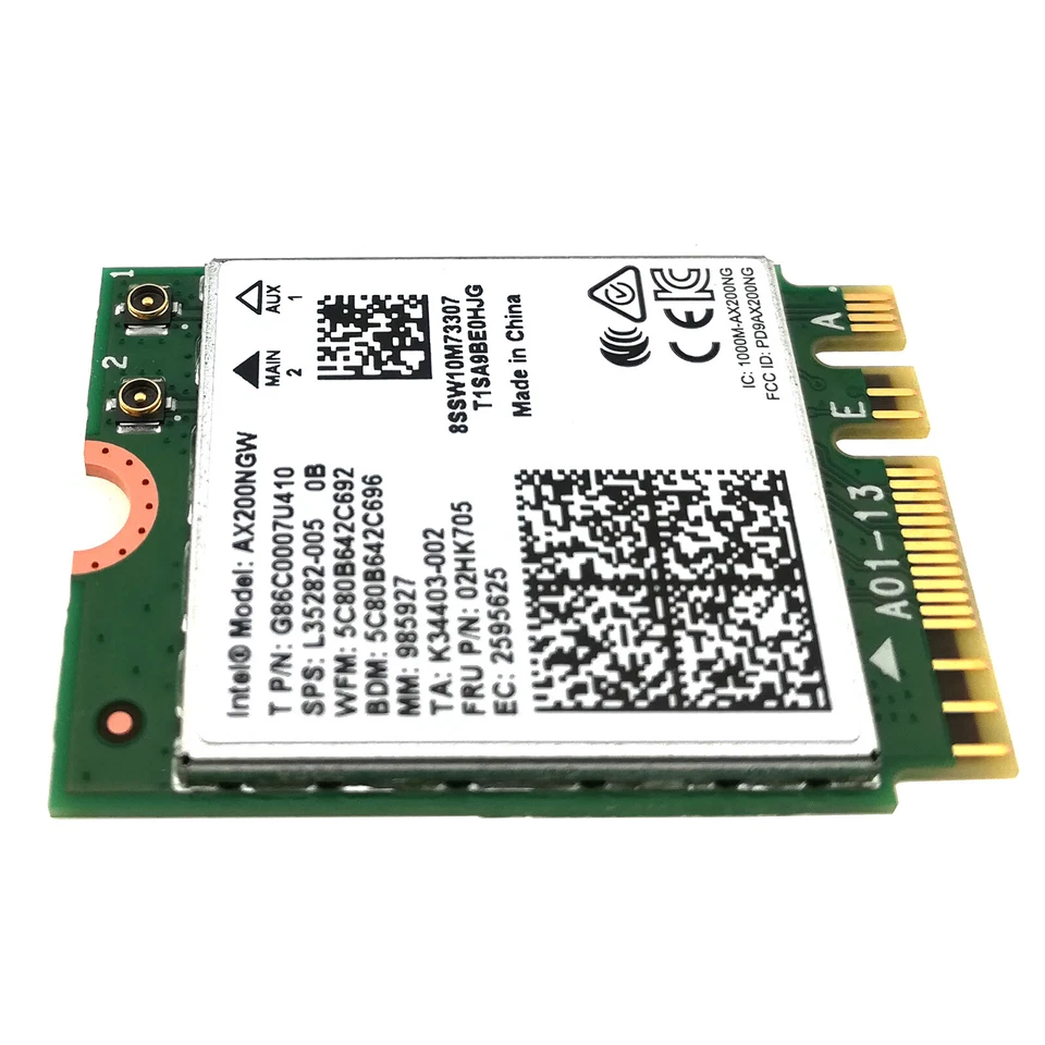 AX200 M.2 Wireless Network Card WiFi 6 Bluetooth 5 PC NGFF 5GHz 2.4Gbps 802.11ax - Image 4 of 4