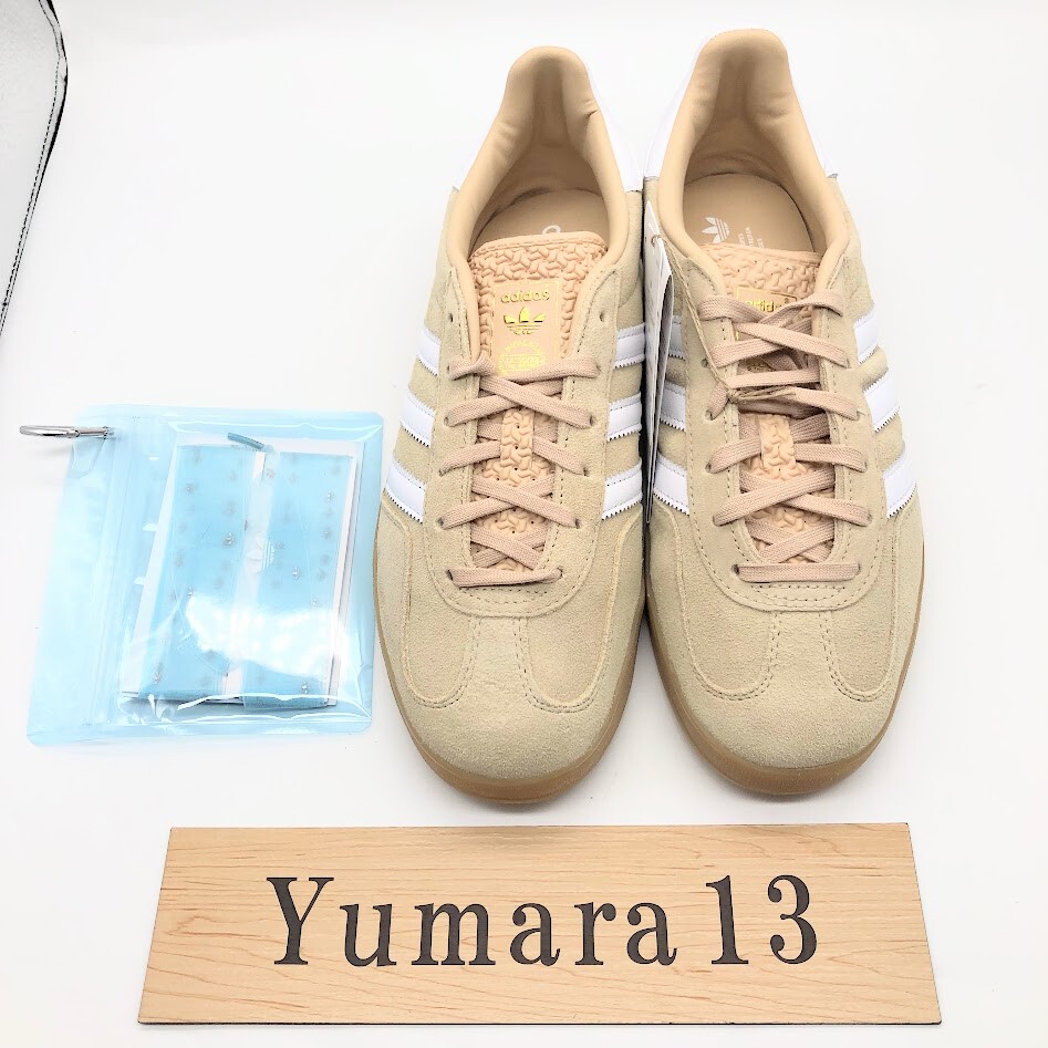 ★adidas★ Gazelle Indoor Beige IH5482 adidas Gazelle Indoor Magic Beige Gum Sneakers Womens Sizes