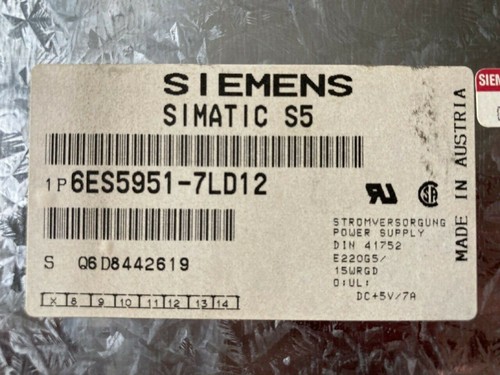 SIEMENS SIMATIC S5 6ES5951-7LD12 - Picture 2 of 2