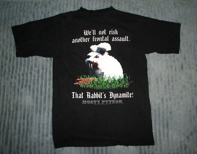 Vintage 2001 (M) Monty Python Killer Rabbit Frontal Assault T