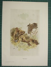 1900 BURENKRIEG &Auml;RA MILIT&Auml;RDRUCK ~ VERWUNDETER SOLDAT ~ JOHN CHARLTON