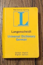 Langenscheidt's Universal German-English Dictionary Pocket Size Durable