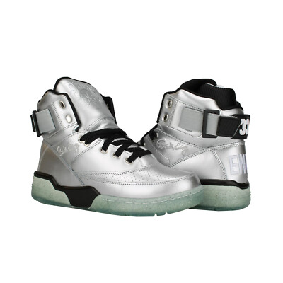 Patrick Ewing Athletics 33 Hi Platinum Silver Ice Soles Men's Size