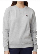 Fila Women's Grey Pullover Crewneck Sweatshirt Size Small NWOT