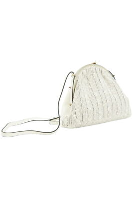 Patricia Nash Silvia Frame Shoulder Bag Beige