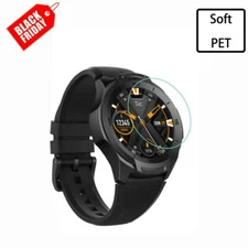 3X Eezbuy LCD Screen Protector Skin Soft Film For Ticwatch C2 E2 S2