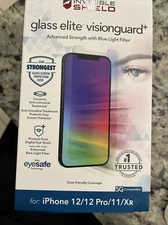 InvisibleShield Glass Elite VisionGuard+ Screen Protector iPhone 12 12 Pro 11 XR