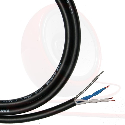 Van Damme XKE Starquad 4 Core Cable. Balanced XLR Mic. Screened Bulk Reel TOUR