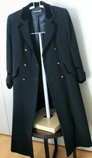 Louis Feraud Black Overcoat, Size 14