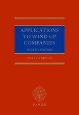 Applications to Wind up Companies by Derek French (English) Hardcover Book