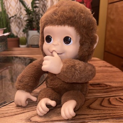 Little Live Pets My Baby Monkey Mango Plush Interactive Toy by Moose Toys