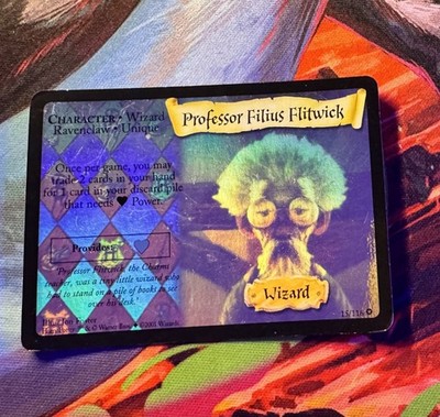 Harry Potter TCG Professor Filius Flitwick Holo Foil 15/116 Base Set MP