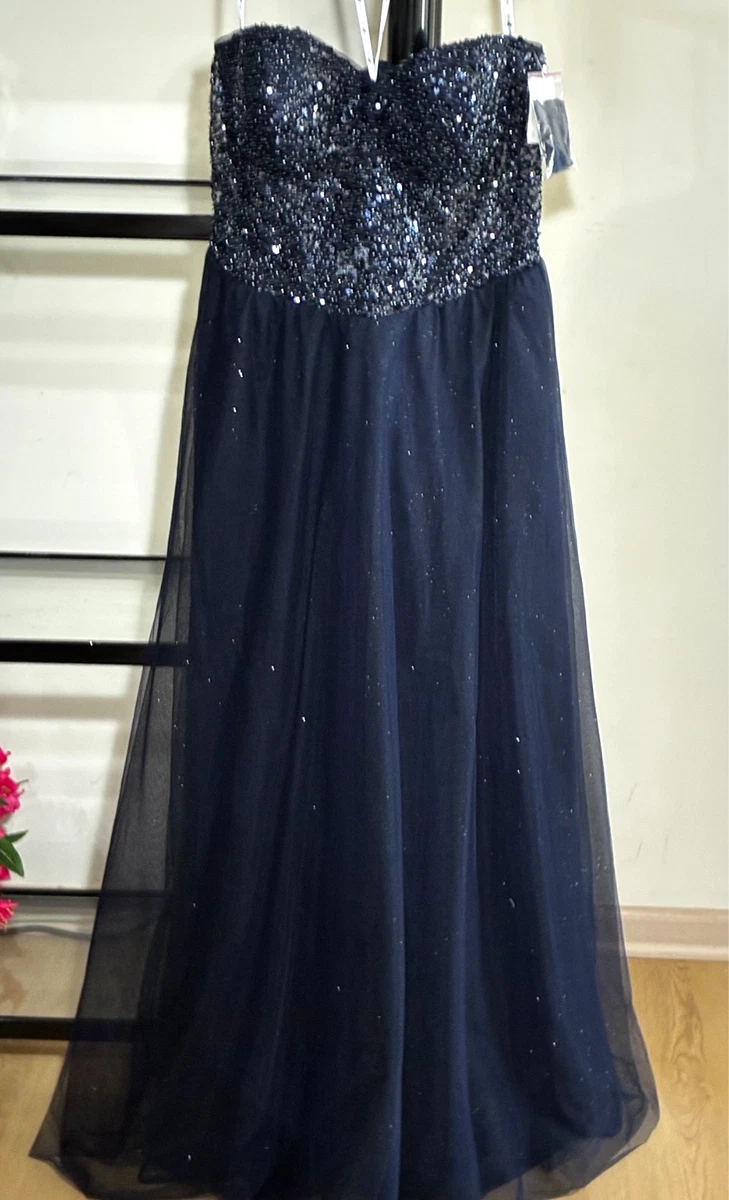 sachin and babi light blue dress Davids Bridal Plus Size Wedding Dresses main image 1