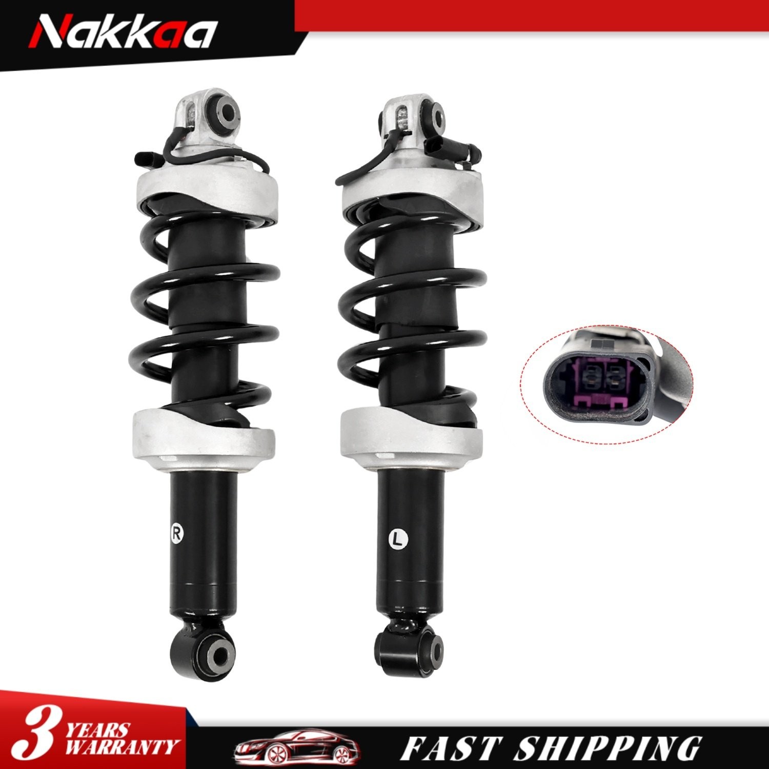 Pair Front Shock Absorber Struts with Magnetic Ride For Audi R8 V8 V10 2007-2015