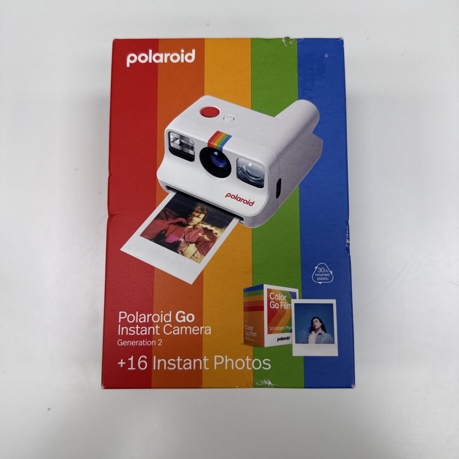 Polaroid Go Gen 2 Mini Instant Camera Film Bundle White 16 P