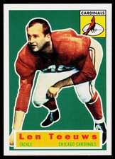 Len Teeuws, 1994 Topps Archives 1956, #46, Chicago Cardinals, RC