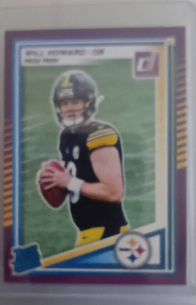 2025 Panini Donruss - Rated Rookie Will Howard #309 Purple Press Proof (RC)