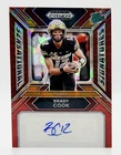 2024 Prizm Draft Sensational Signatures Red Ice Brady Cook Auto Missouri Tigers