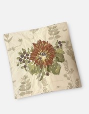 Saro Lifestyle Le Tournesol Collection Embroidered Linen Throw Pillow Cover