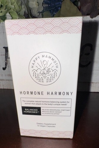 Happy Mammoth Hormone Harmony Balanced Hormones for Women 72 Vegan Capsules 2026