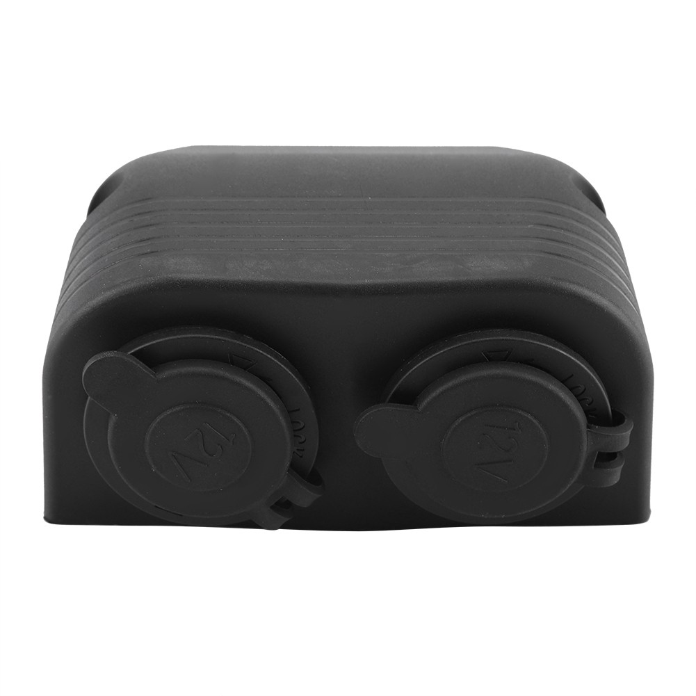 Dual Port Cigarette Lighter Sockets For Motorcycle & Boat