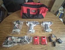PORTER-CABLE PCCK615L4 20V MAX* 4-TOOL COMBO KIT (1 BAD BATTERY, 1 GOOD) - OPEN