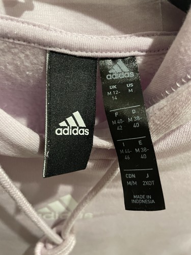Adidas Hoodie Damen Lavendel Cropped. Größe M. 3 weiße Streifen - Bild 12 von 17