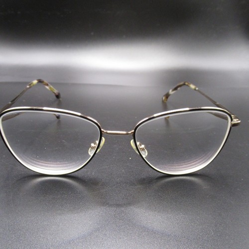HIGH STREET Eyeglass Frames Pearl 52-17-145 Black/Rose Gold Cat Eye Full Rim