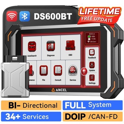 ANCEL DS600 BT OBD2 Scanner Bidirektional ALLE SYSTEM 34 Reset ECU Codierung