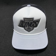 Mitchell & Ness LA Kings Trucker Snapback Black White One Size Hat
