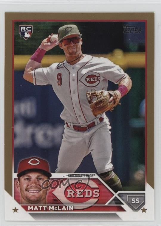 2023 Topps Update Gold 550/2023 Matt McLain #US199 1g5d