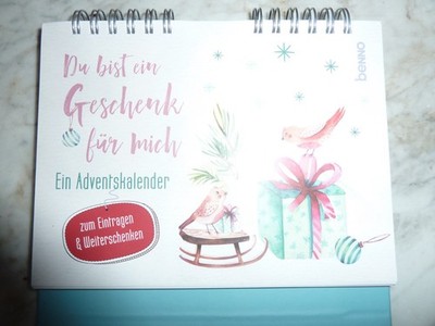 Du bist ein Geschenk für mich NEU Aufstellkalender NP 9,95