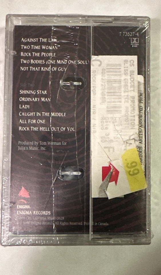 Stryper: Against The Law: Cassette 1990 Enigma: 7 73527-4: Play Tested. - Image 2 of 2