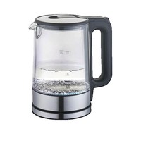Maestro MR-053 Wasserkocher 2200W 1,7L Schwarz Transparent