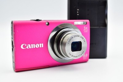 ⏯️[Excellent+5] Canon PowerShot A2300 Pink 16.0MP Digital Camera