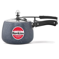 Hawkins Ceramic Nonstick Pressure Cooker, Ind...