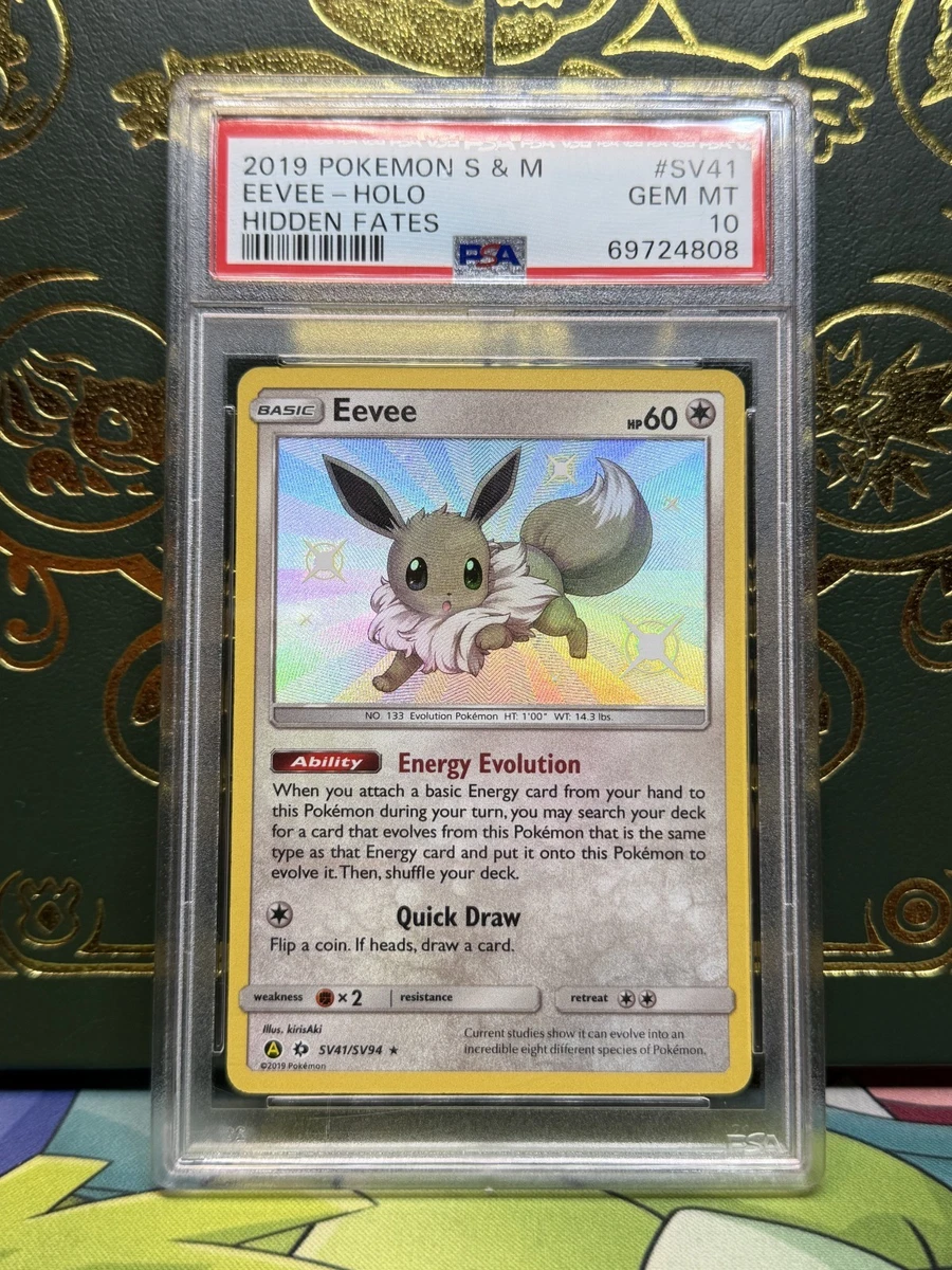 Eevee Pokémon TCG Professional Sports Authenticator (PSA) Grade 10
