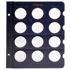Whitman Blank Page 35mm Coin Holder for Classic Albums