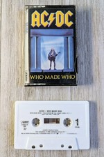 Who Made Who by AC/DC Cassette, 1986, Atlantic Records