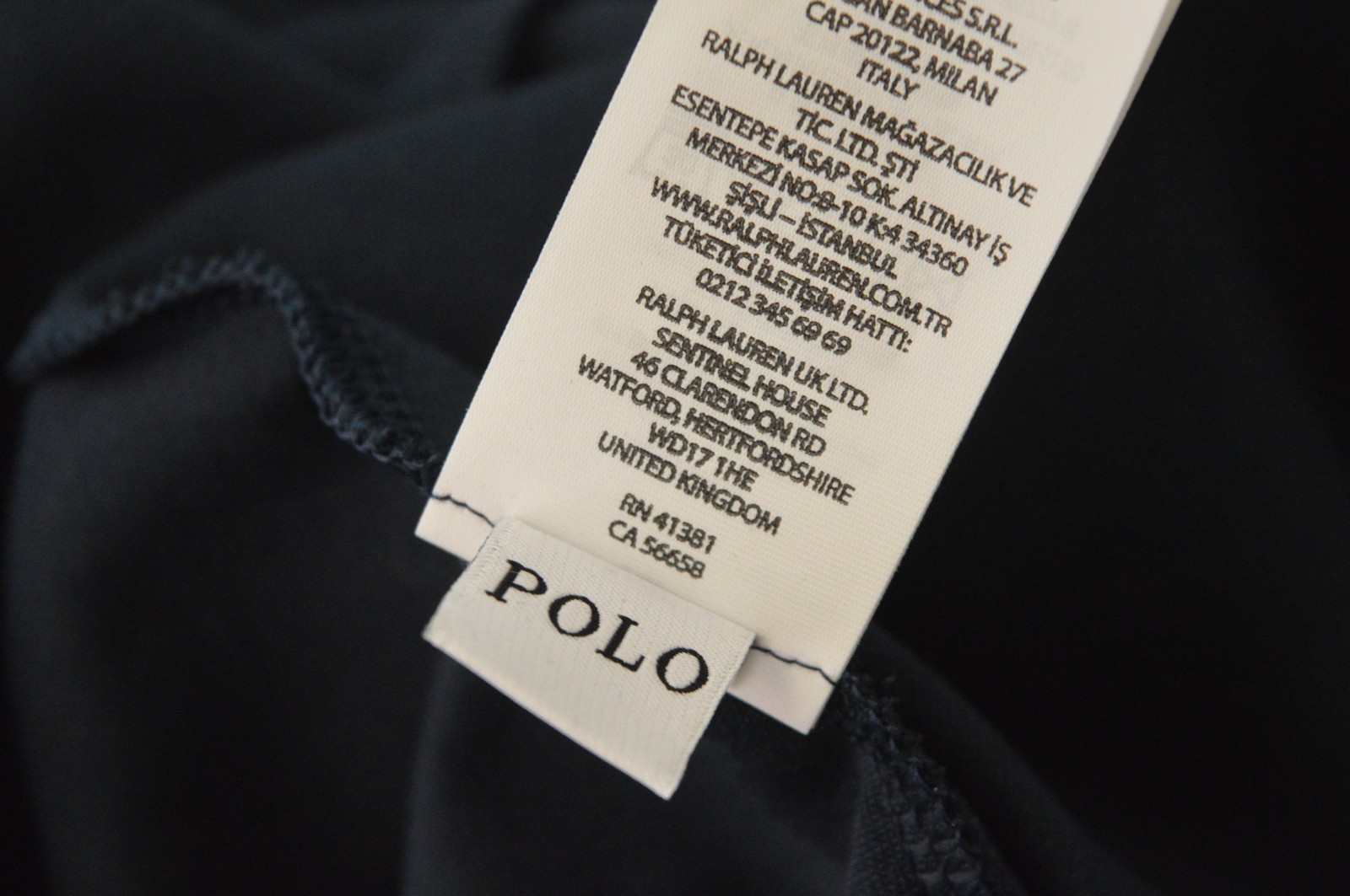 Men's Polo Ralph Lauren Navy Blue Double Knit Full Zip Hoodie Medium RRP £189 image 6