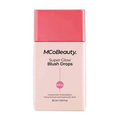 MCOBEAUTY SUPER GLOW BLUSH DROPS ROSE PINK NEW IN BOX 1.01 Fl Oz UNOPENED