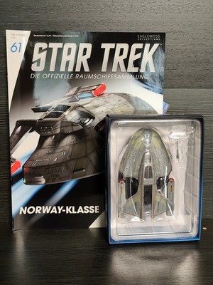 Star Trek Norway Klasse U.S.S. Budapest NCC-64923 Eaglemoss #61 mit Heft und OVP