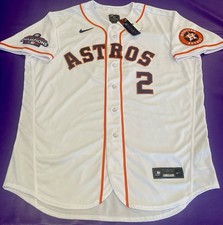 Authentic Alex Bregman #2 Houston Astros Nike Jersey 2022 Championship Patch 52