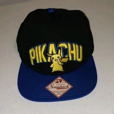 NEW WITHOUT TAGS POKEMON Pikachu Bioworld Pokemon Flat Bill 