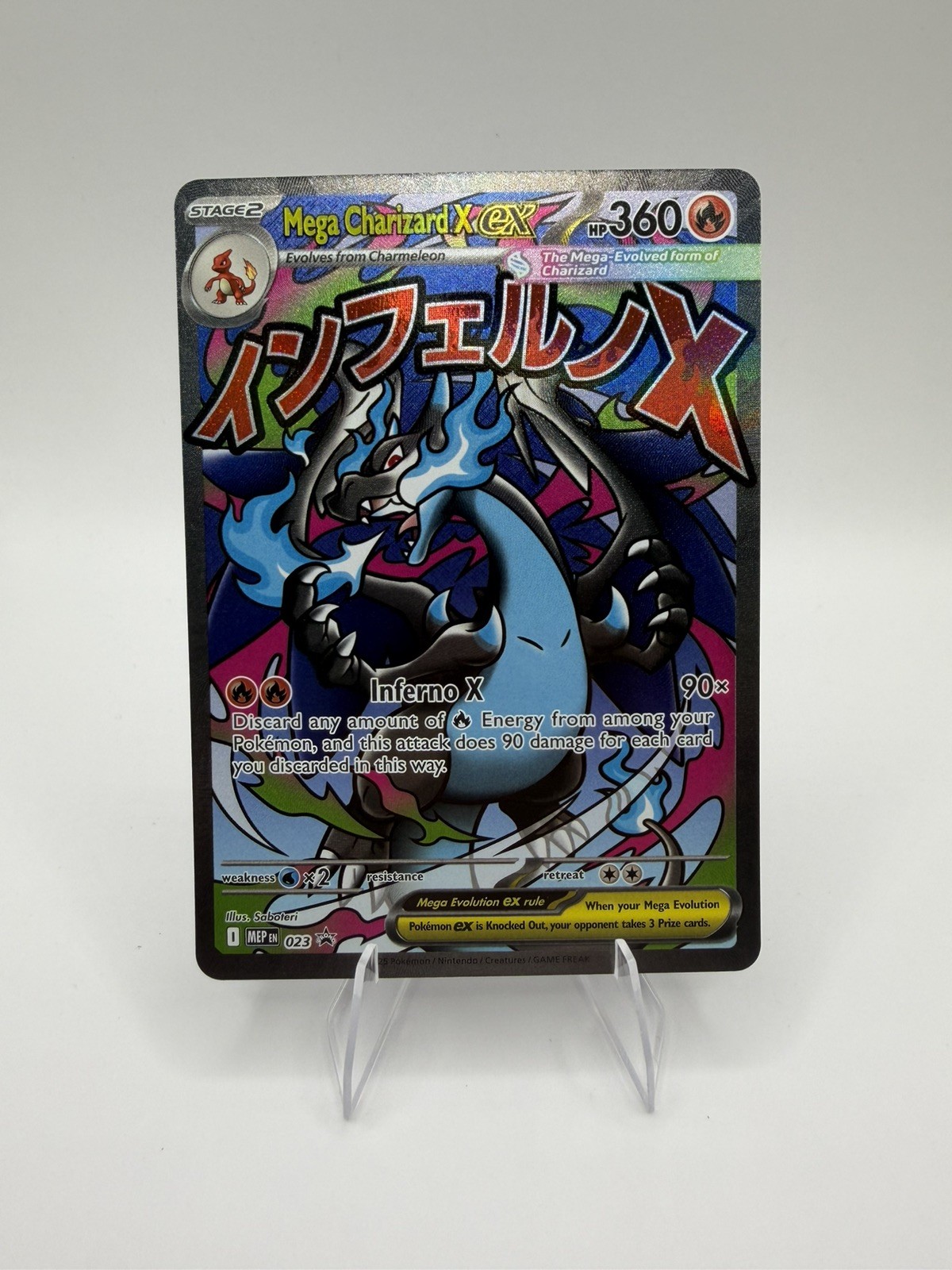 Mega Charizard X EX #23 Pokemon Promo trading card — raw and PSA graded price guide