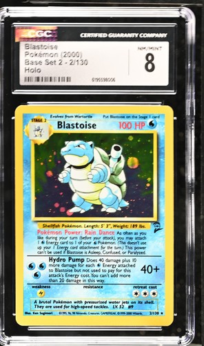 Blastoise graded CGC 8 for sale on eBay