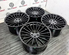 22" STROM HMN ALLOY WHEELS - 5 x 120-  GLOSS BLACK- FITS BMW X5 X6