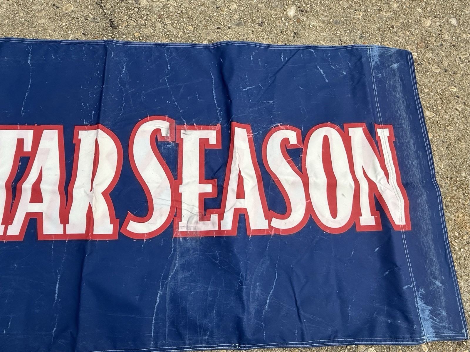 1995 All Star Game Season Game Used Banner Globe Life Park Texas Rangers - image 2