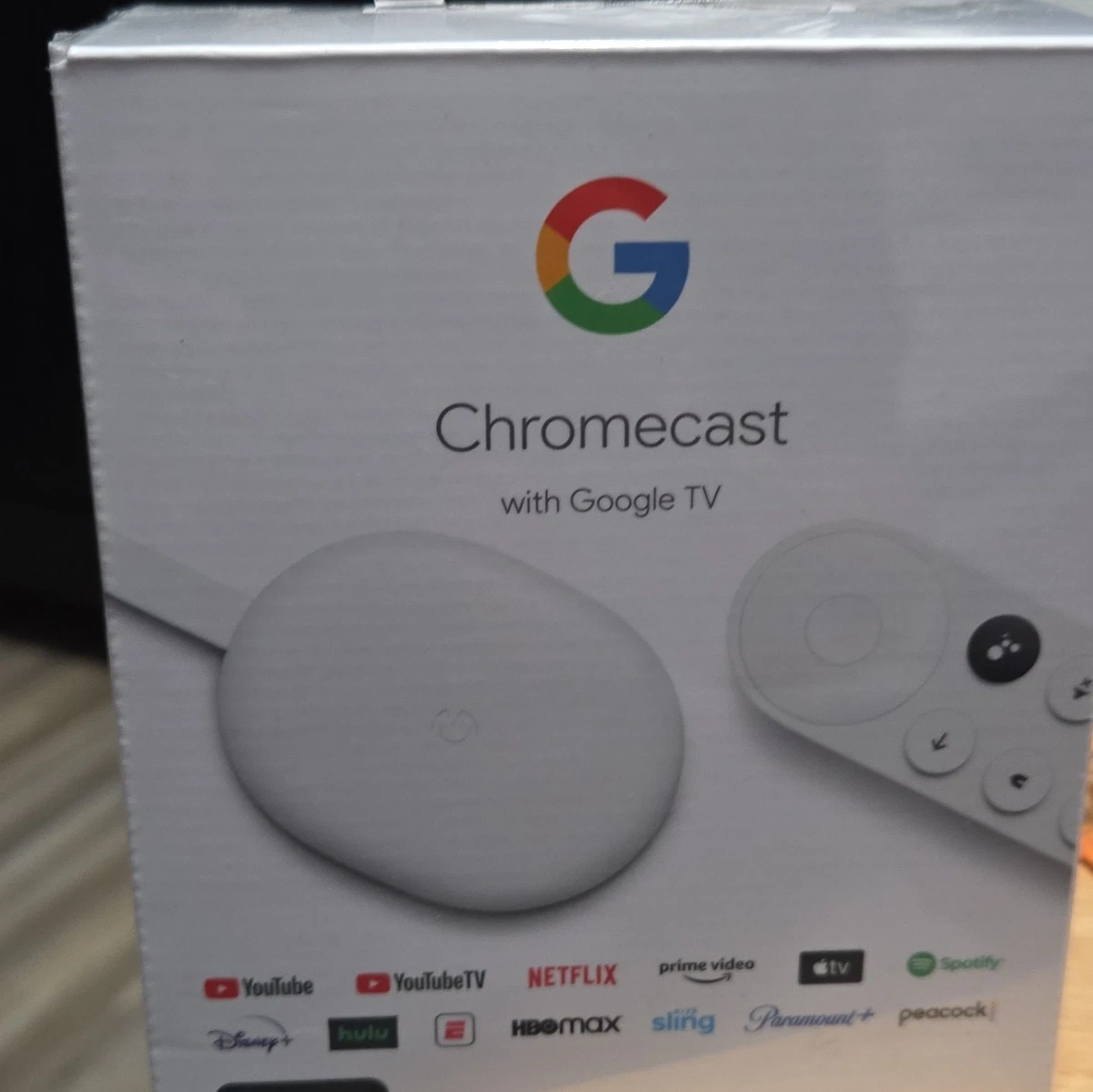 Google Chromecast with Google TV White 2160p Google Assistant