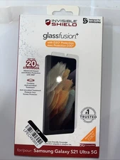 InvisibleShield GlassFusion+ Screen Protector for Samsung Galaxy S21 Ultra - NEW